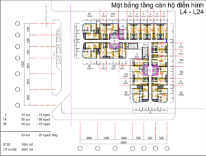 Mặt bằng Vinpearl Condotel Đà Nẵng