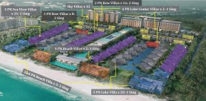 Sơ đồ phân lô Regent Phú Quốc với những căn biệt thự thiết kế đẳng cấp, đa dạng lựa chọn