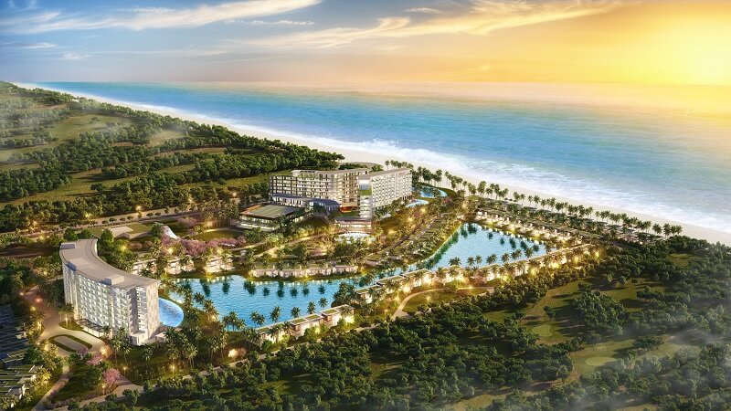 Movenpick Resort Waverly Phú Quốc phối cảnh toàn dự án